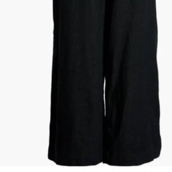 Caslon Linen Blend Wide Leg Pull-On Resort Travel Pants Black Women’s XL NWT - Picture 7 of 15